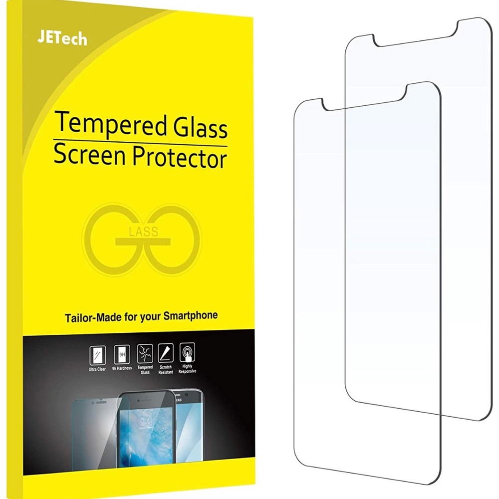 Screen Protector: iPhone XR Tempered Glass 2-Pack